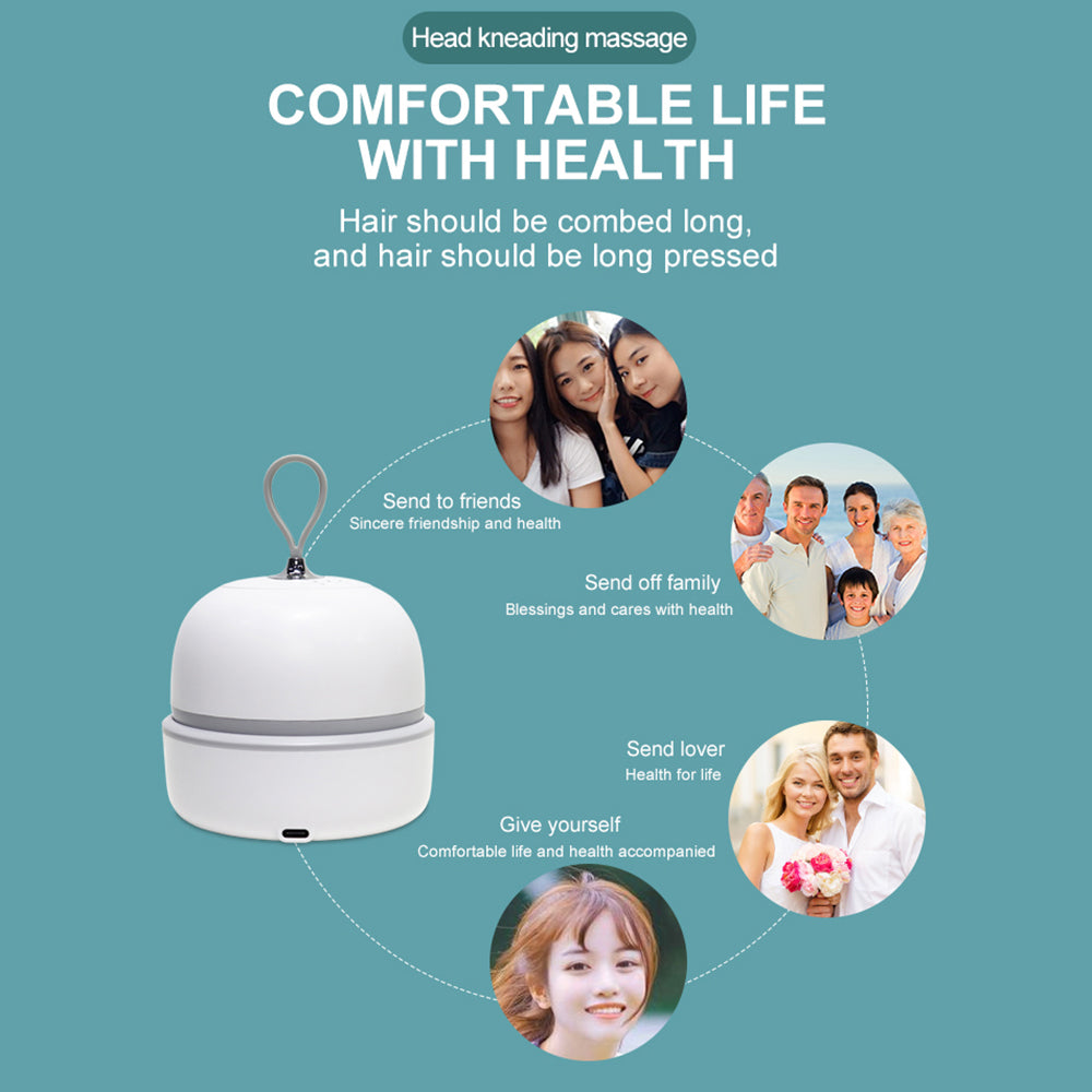 ST-710 4 Modes Electric Scalp Massager Wet and Dry Use Head Kneading Machine ST-710 4 Modes Electric Scalp Massager Wet and Dry Use Head Kneading Machine